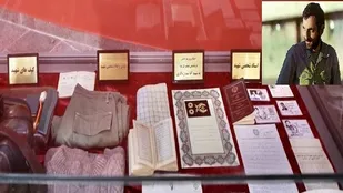 اهدای وسایل شخصی شهید باکری به موزه دفاع مقدس تبریز
