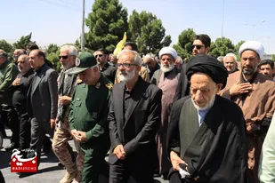 آیین تشییع شهید اقتدار ملی "شهید جاویدالاثر یونس نوفرستی" و پیاده&zwnj;روی دلدادگان اربعین حسینی در بیرجند