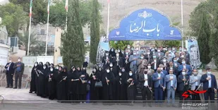 فرهنگیان کرمانی به مقام شهید سلیمانی ادای احترام کردند
