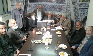 برگزاری جلسه شورای بسیج ادارات شاهرود با مسئول دفتر آستان قدس رضوی+عکس