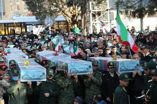 بدرقه پیکر مطهر شهدای گمنام دفاع مقدس تا میعادگاه نماز جمعه از دریچه دوربین بسیج&nbsp;