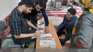 ویزیت تخصصی رایگان مردم در مناطق محروم بهشهر  + تصاویر