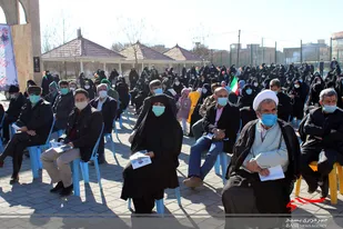 مراسم گرامیداشت سالگرد شهادت فرماندهان شهید &laquo;حاج قاسم سلیمانی&raquo; و &laquo;ابومهدی المهندس&raquo; در نیشابور