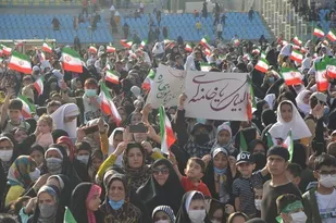 برگزاری تجمع بزرگ یاران انقلاب و اختتامیه پویش سلام فرمانده در شهرستان قدس