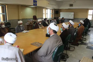 آیین تکریم و معارفه مسئول سازمان بسیج طلاب و روحانیون استان همدان