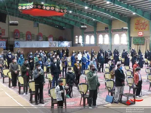 جشن دهه فجر  به همت دانش آموزی بسیجی خمینی شهر
