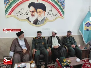 دیدار فرمانده سپاه حضرت جوادالائمه(ع) با امام جمعه اسفراین