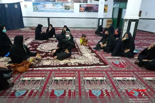برگزار مراسم عزاداری اربعین حسینی در پایگاه مقاومت بسیج سبحان