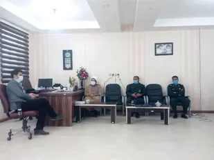 تجلیل پاسداران امنیت از مدافعان سلامت مردم در کهنوج