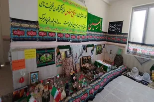 نمایشگاه دفاع مقدس روستای چاه میرک دلگان دایر شد
