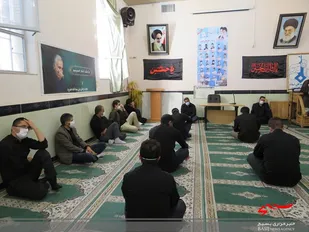 برگزاری آیین عزاداری محرم در حسینیه ثارالله سپاه هشترود