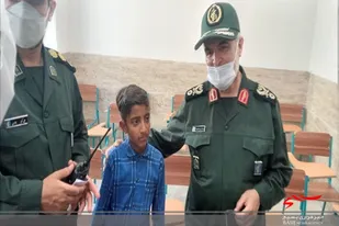 افتتاح مدرسه شش کلاسه شهید چمران در روستای اشترک شهرستان زهک