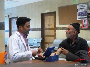 میز خدمت شبکه بهداشت در رزوه +تصاویر