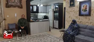 دیدار فرمانده ناحیه امام حسن مجتبی(ع) قم با خانواده شهید نبی&zwnj;لو