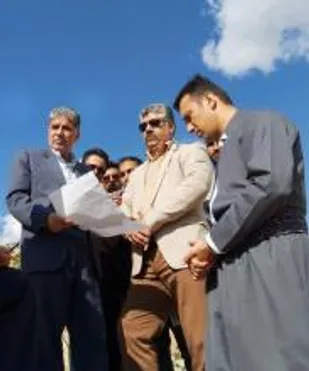 گاز به بخش نودشه شهرستان پاوه رسید