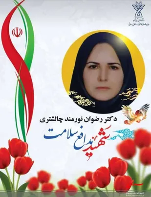 شهادت شهید مدافع سلامت سرکارخانم نورمند