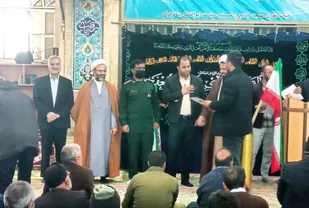 نماز عبادی سیاسی جمعه بنادکوک دیزه شهرستان تفت /تجلیل از بسیجیان فعال پایگاه شهید بهشتی