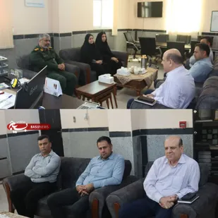 دیدار رئیس بهزیستی با فرمانده سپاه شهرستان بستک