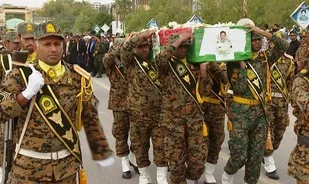 تشییع پیکر شهید امنیت ستوان سوم میلاد دهقانی در بندرعباس