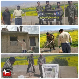 خودسازی جهادگران در بهار طبیعت لالی