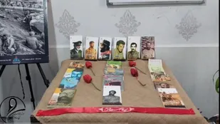 برپایی سیر نمایشگاه کتابخوانی در حوزه ریحانه النبی(ص) ناحیه خرمشهر