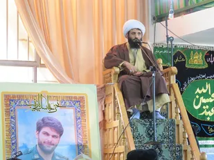 برگزاری نخستین سالگرد شهادت شهید سنجه ونلی + تصاویر