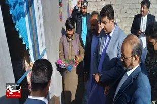 افتتاح خانه محروم در روستای سیاه خاک