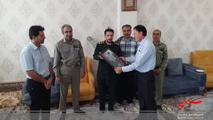 دیدار بسیجیان اداره حفاظت محیط زیست شاهرود با خانواده جانباز+ تصاویر
