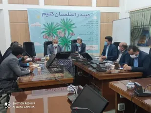 جلسه هم اندیشی گروه جهادی بسیج کارمندان شهید میرباقری میبد