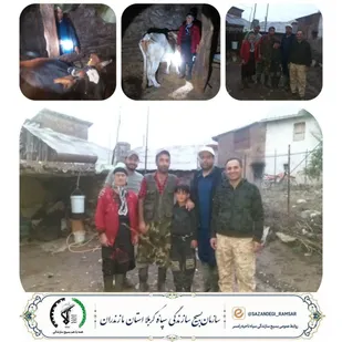 اردوی جهادی دامپزشکی در مناطق روستایی اشکور