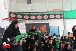 همایش شیرخوارگان حسینی در روستای کفدهک خرامه برگزار شد +عکس