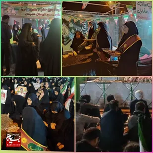 برگزاری پویش طنین لبیک رهبر شهیدم درهندیجان با اجتماع حماسی