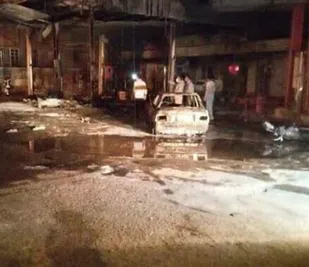 صدور دستور دستگیری دو متهم در حادثه آتش سوزی پمپ بنزین تاکستان