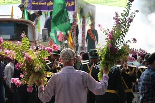 استقبال با شکوه مینودشتیها از شهدای غواص
