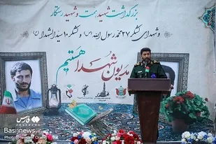 بزرگداشت شهیدان همت و رستگار در گلزار شهدای بهشت زهرا (س)
