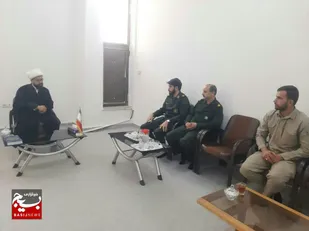 دیدار فرمانده سپاه شهرستان کرخه با امام جمعه این شهرستان