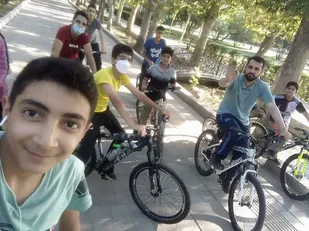 مسابقات دوچرخه سواری نوجوانان پایگاه شهدا برگزار شد