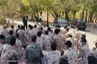 مراسم گرامیداشت روز سرباز در سپاه ناحیه نهاوند
