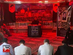 مراسم عزاداری و گرامیداشت شهدای خدمت در دلوار برگزار شد