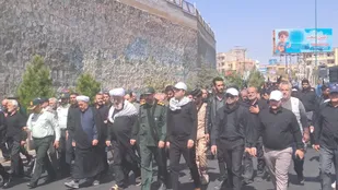 برگزاری آیین پیاده&zwnj;روی و عزاداری جاماندگان اربعین در شهر سهند