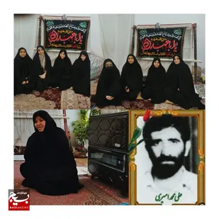 تکریم از مادر شهید علی محمد امیری