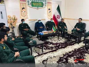 دیدار سبزپوشان قلعه گنج با امام جمعه شهرستان قلعه گنج