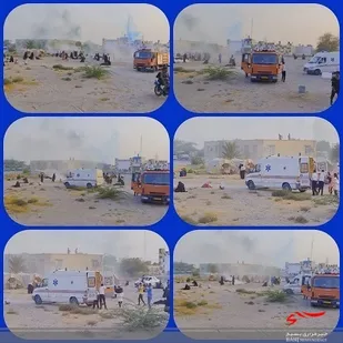 رزمایش امداد و نجات گردان کوثر(س)خواهران پالور شهرستان سیریک برگزار شد
