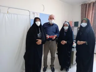 تقدیر خواهران بسیجی شاهرود از پزشکان