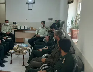 دیدار فرماندهان بسیج محلات شاهرود با فرماندهان انتظامی+ تصاویر