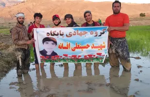 حمایت همه جانبه از بیماران کرونایی توسط بسیجیان باغملک