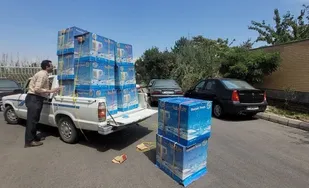 تامین و توزیع ۱۰۰ کولر بین نیازمندان روستاهای هدف قرارگاه پیشرفت
