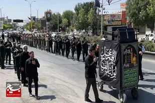 دسته عزاداران شهرستان رزن در سالروز رحلت نبی اکرم و امام حسن مجتبی(ع)