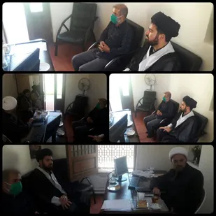 نشست تعاملی بسیج فرهنگیان و دانش آموزی بسطام با حوزه علمیه باقرالعلوم (ع)+ عکس