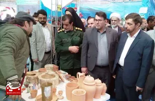 نمایش توانمندی&zwnj;ها و تولیدات صنعتی و محلی گناباد با ایجاد ۵۵ غرفۀ نمایشگاهی + عکس